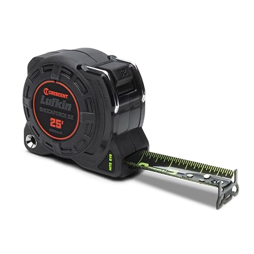 Lufkin Shockforce G2 Nite Eye Autolock Tape Measure for Electricians - Night Visibility - L1225BAL-02