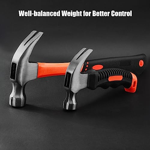 2 Piece Hammer Set for Home Repair and Maintenance, Soft Nonslip Handle & Heat Treated Head
| 2 Piece Hammer Set Ideal